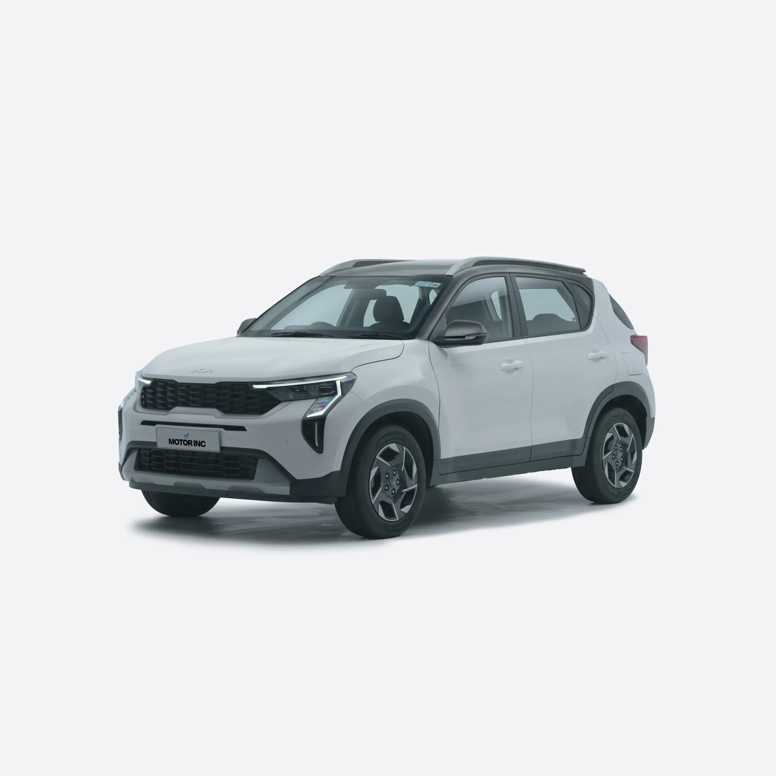 Kia Sonet - Glacier White Pearl with Aurora Black Pearl Roof