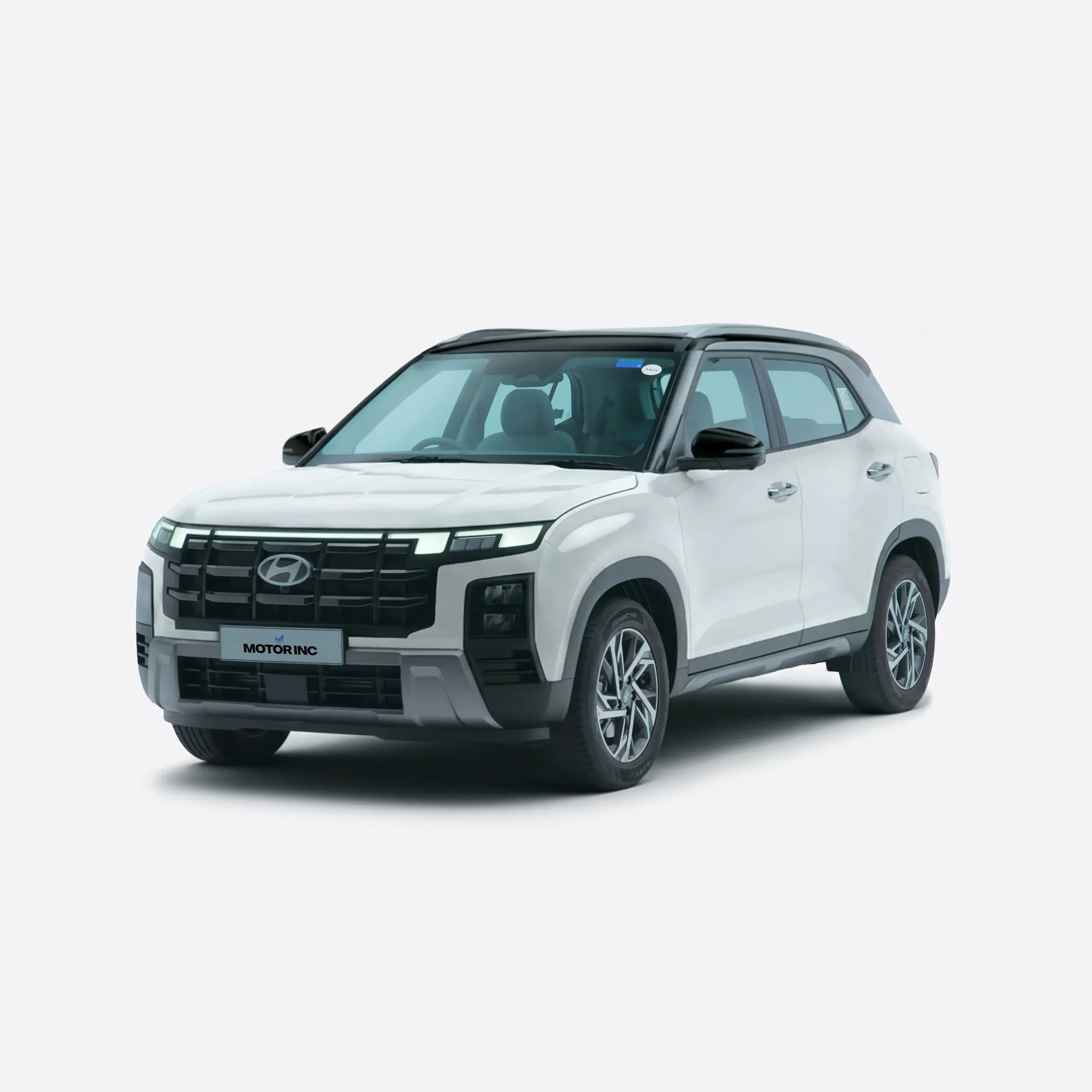 Hyundai Creta - Atlas White with Abyss Black roof