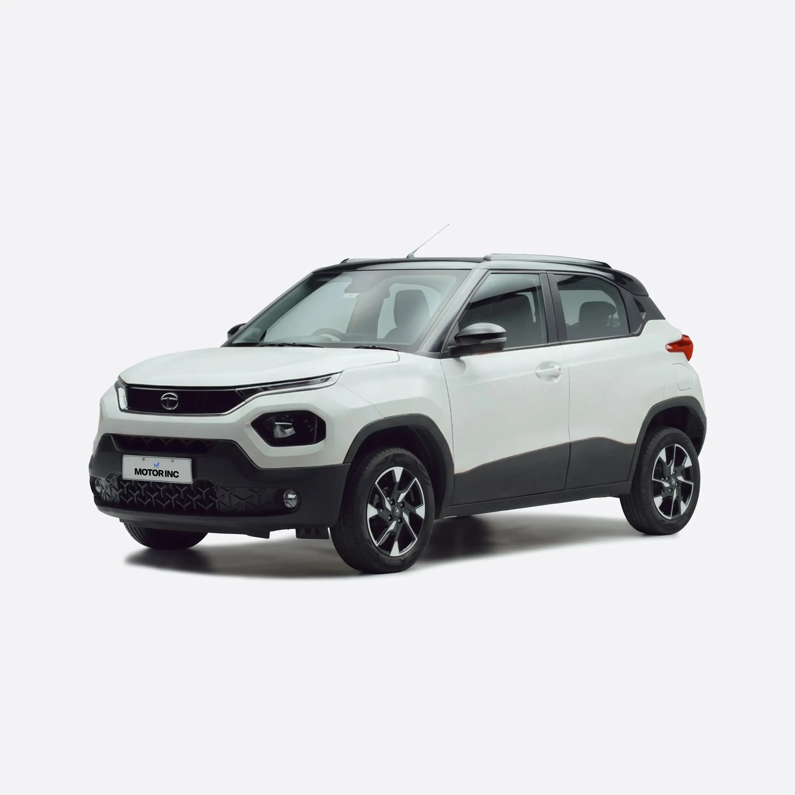 Tata Punch - Orcus White With Black Roof