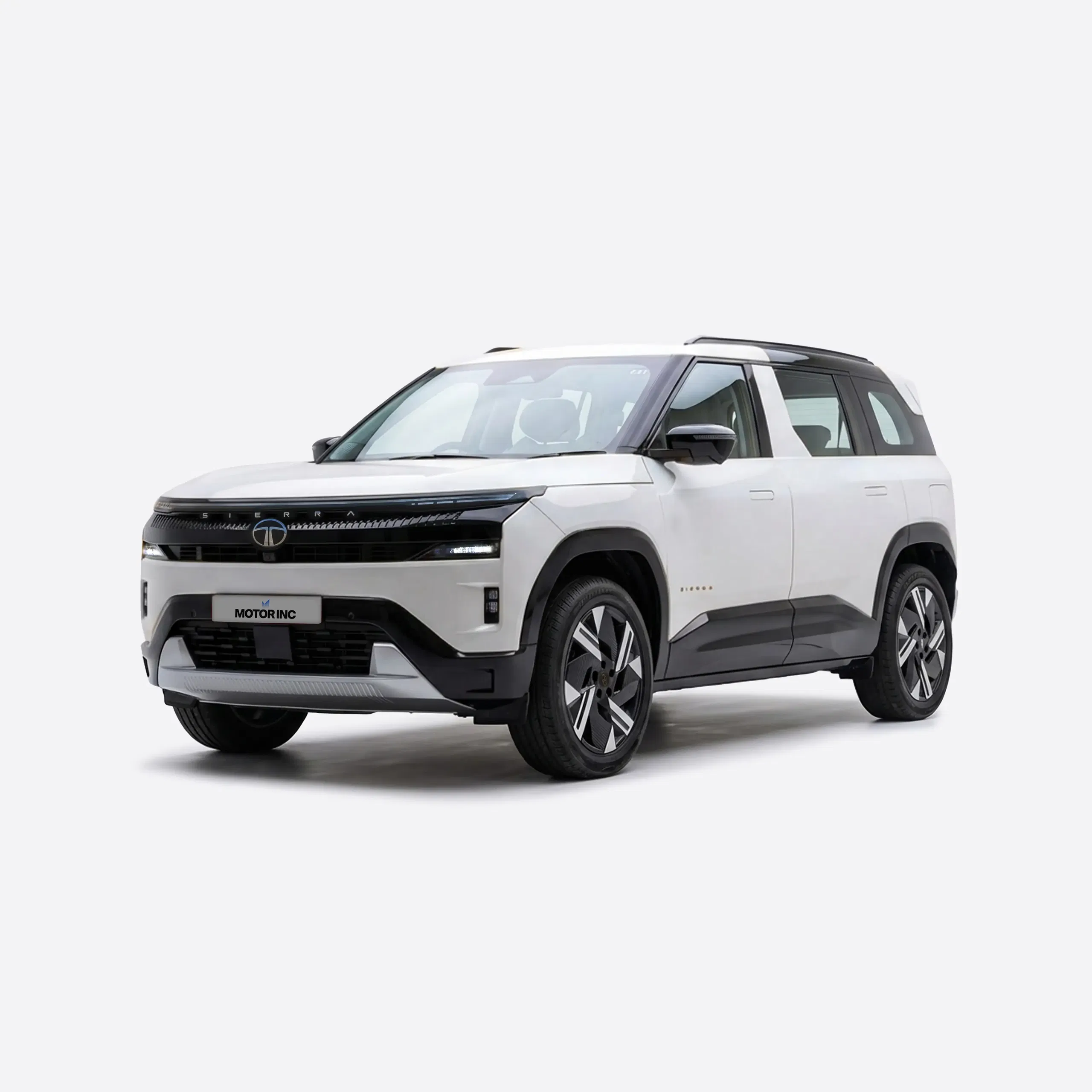 Tata Sierra - Pristine White with Black Roof