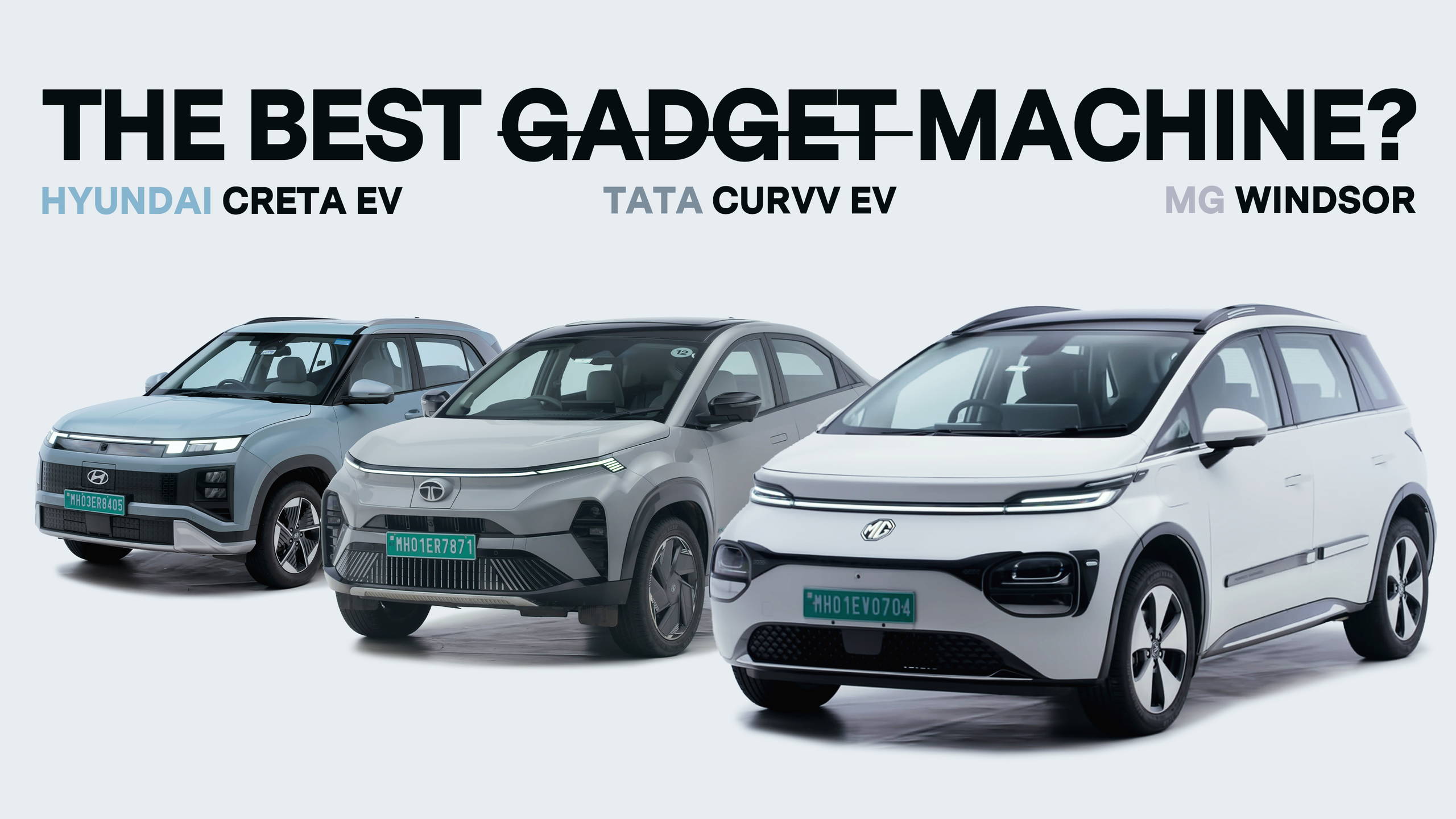 Hyundai Creta Electric vs MG Windsor vs Tata Curvv EV: Which one to buy? | #Balance