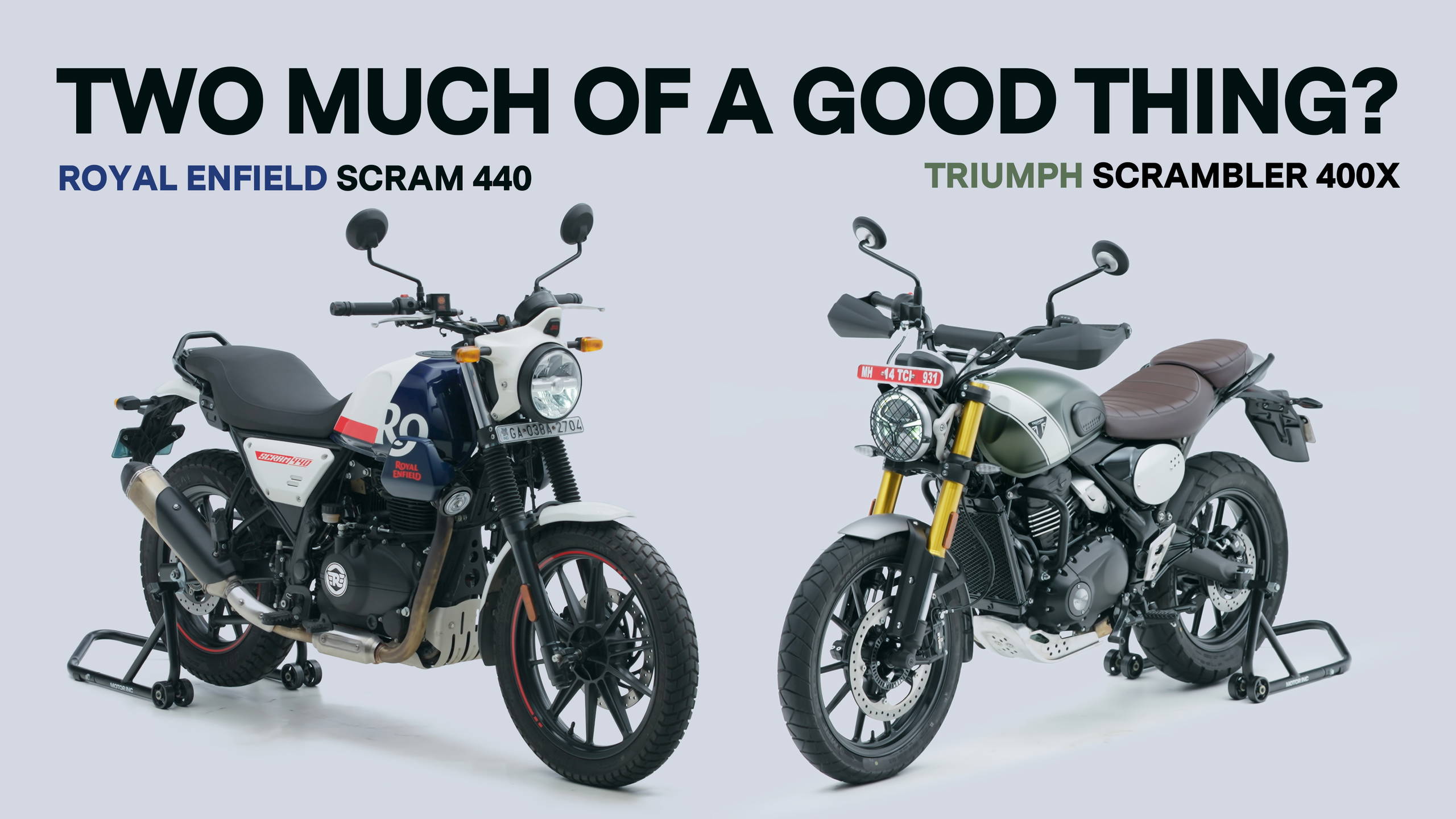 RE Scram 440 vs Triumph Scrambler 400X: which one to buy? | #Balance