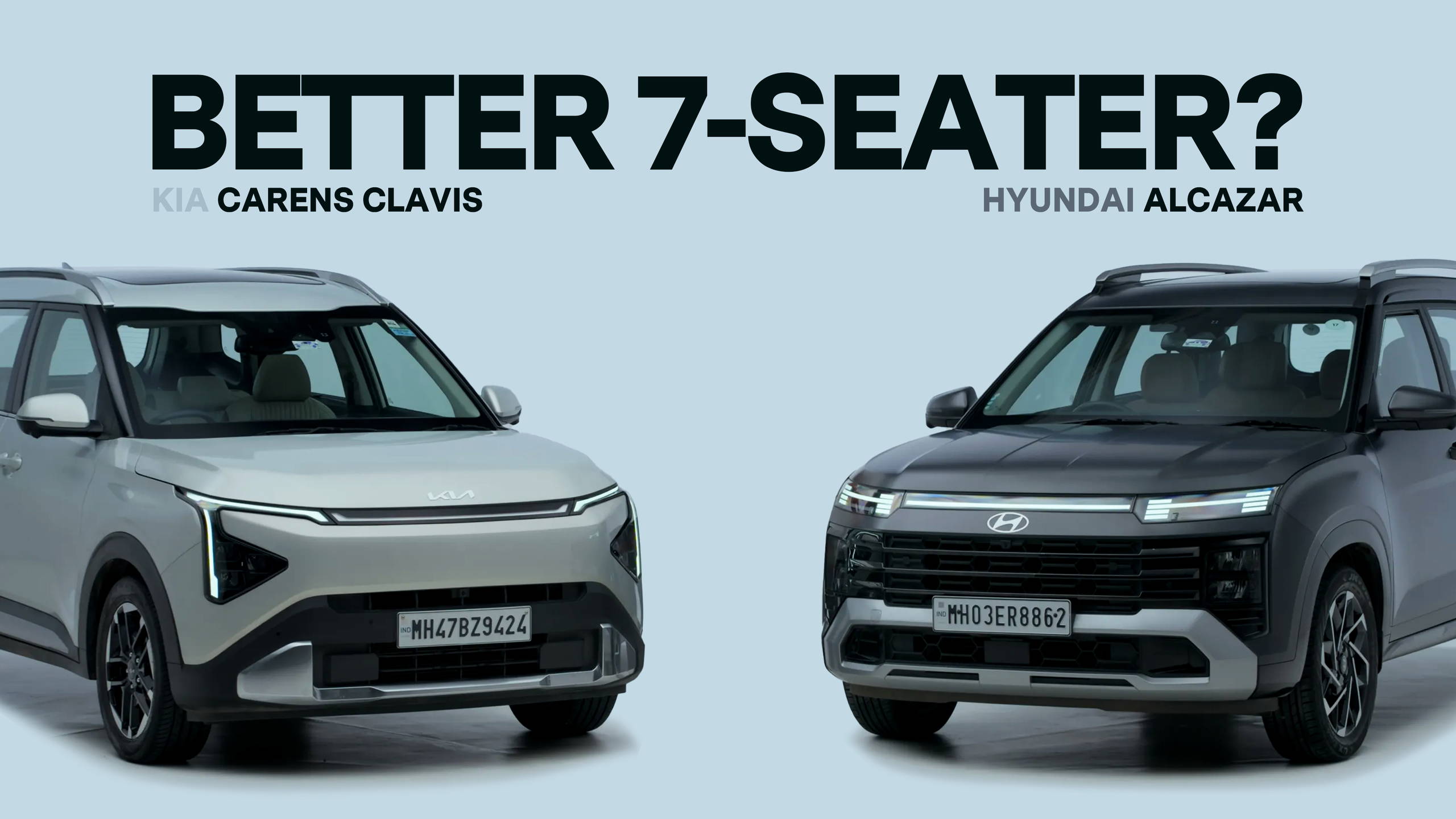 Hyundai Alcazar vs Kia Carens Clavis: Which one to buy? | #Balance