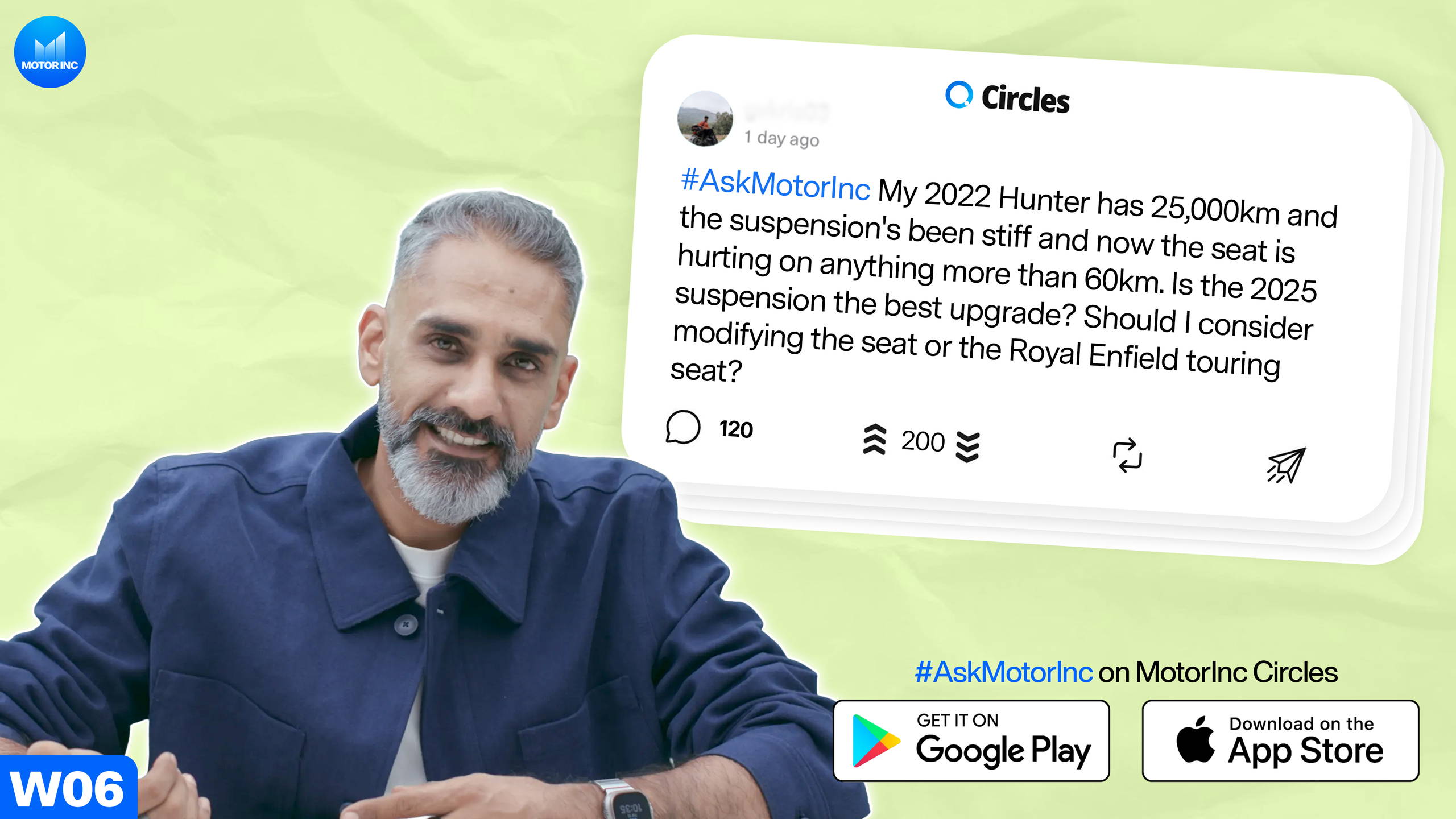 Motorcycles: features vs ability, buying first big bike, &more | #AskMotorInc 26W06